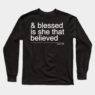 Christian Quote Long Sleeve T-Shirt